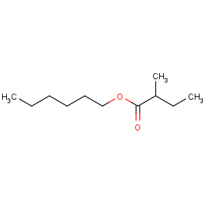 CAS 10032-15-2, Hexyl 2-methylbutyrate, C11H21O2