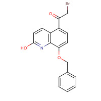 CAS 100331-89-3, C18H14BrNO3, 8-Benzyloxy- 5-(2-bromoacetyl)-2(1H)-quinolinone