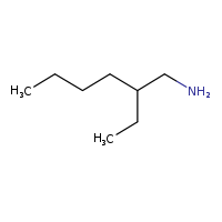 CAS#104-75-6, 2-Ethylhexylamine, C8H20N