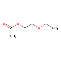 111-15-9, 2-Ethoxyethyl acetate, C6H12O3