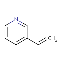 1121-55-7, 3-Vinylpyridine, C7H7N