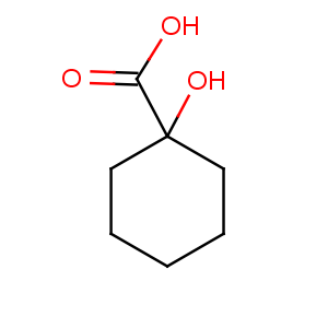 1123-28-0, 1-hydroxycyclohexanecarboxylic acid, C7H12O3