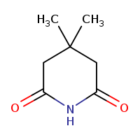 1123-40-6, 3,3-Dimethylglutarimide, C7H11NO2