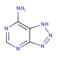 1123-54-2, 8-Azaadenine, C4H4N6