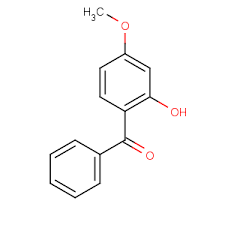 CAS 131-57-7, 2-Hydroxy-4-methoxybenzophenone, C14H12O3