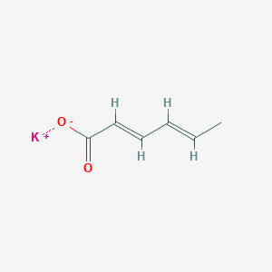 CAS#24634-61-5, Potassium sorbate, C6H7KO2