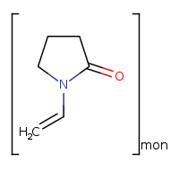 CAS#25249-54-1, Polyvinylpolypyrrolidone cross-linked PVPP, C6H9NO