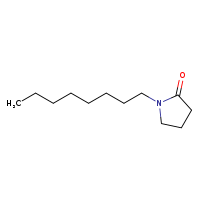 CAS#2687-94-7, 1-octyl-2-pyrrolidone NOP, C12H23NO