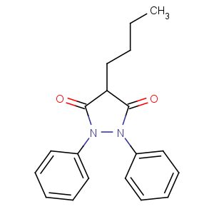 CAS#50-33-9, Phenylbutazone powder, C19H20N2O2