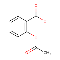 CAS#50-78-2, Acetylsalicylic acid Aspirin, C9H8O4