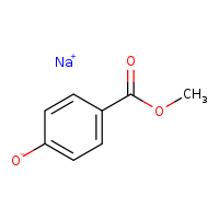 CAS#5026-62-0, Methyl 4-hydroxybenzoate sodium salt, C8H7NaO3