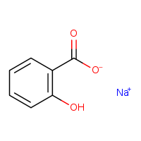 CAS#54-21-7, Sodium salicylate, C7H5O3Na