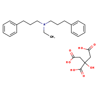 CAS#5560-59-8, Alverine citrate, C26H35NO7