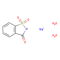 CAS#6155-57-3, Saccharin sodium salt dihydrate, C7H8NNaO5S