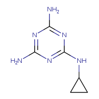 CAS 66215-27-8, Cyromazine 98%, C6H10N6