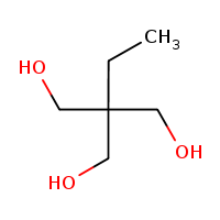 CAS 77-99-6, Trimethylolpropane TMP, C6H14O3