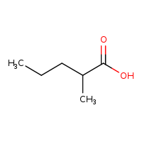 97-61-0, 2-Methylpentanoic acid, C6H11O2