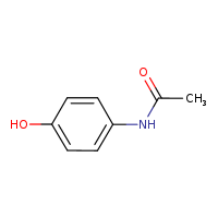CAS#103-90-2, Paracetamol (Acetaminophen), C8H9NO2