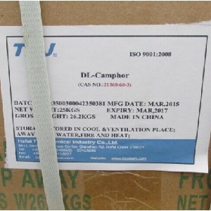 CAS 76-22-2, Synthetic Camphor powder DAB6 DAB8 DAB10, C10H16O
