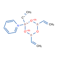 CAS 95010-17-6, Vinylboronic anhydride pyridine complex, C6H9B3O3
