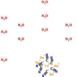 CAS#14434-22-1, Sodium Ferrocyanide Decahydrate, Na4[Fe(CN)6].10H2O