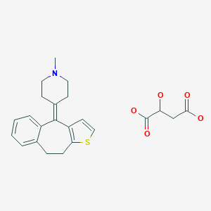 CAS#5189-11-7, Pizotifen malate, C23H27NO5S