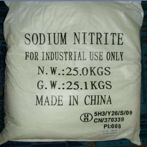 CAS#7632-00-0, Sodium nitrite 98.5%, NaNO2