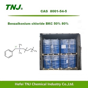 CAS 8001-54-5, Benzalkonium chloride BKC 80% 50%, C22H42ClNO
