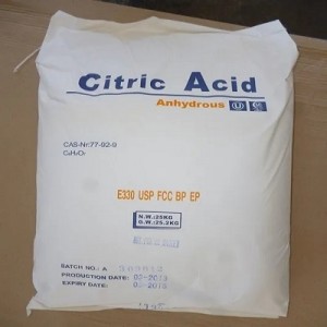 Citric acid anhydrous CAA CAS 77-92-9