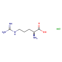 CAS#1119-34-2, L-Arginine hydrochloride, C6H15ClN4O2